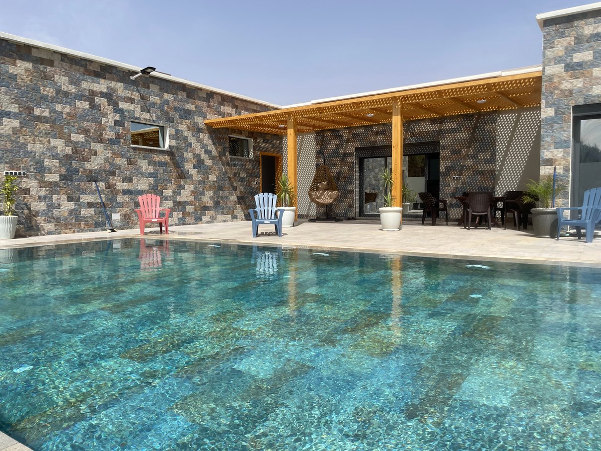 Vue extérieure de la Villa Berkane avec piscine XL, Berkane Maroc